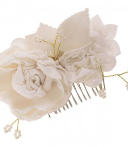 Freya rose hair clip