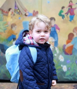 Prince George's First Day at School