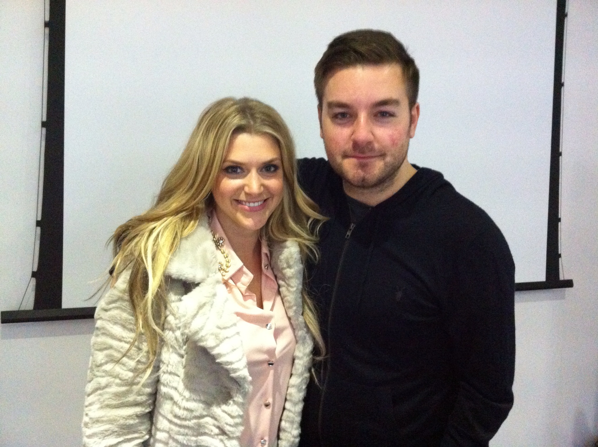Alex Brooker with his wife Lynsey Brooker